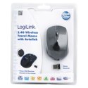 Logilink Logilink | 2.4GH bezprzewodowa mini mysz z autolink | Maus optisch Funk 2.4 GHz | bezprzewodowa | czarna