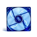 Deepcool 120 mm case ventilation fan, "Wind Blade 120", transparent, hydro bearing,4 LED's Deepcool