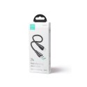 Kabel przewód do iPhone USB - Lightning 2.4A 0.25m czarny