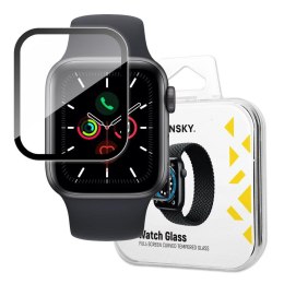 Hybrydowe szkło ochronne do Apple Watch 4/5/6/SE 40mm Watch Glass czarny