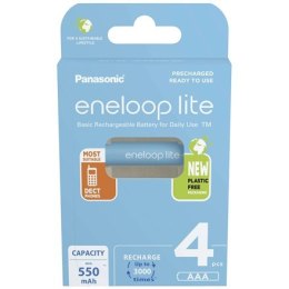 Panasonic Panasonic | AAA | 550 mAh | 4 sztuki | ENELOOP Lite BK-4LCCE/4BE