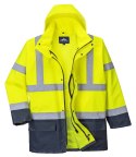 PORTWEST KURTKA OSTRZEGAWCZA OCIEPLANA S766YNR HI-VIS 5W1 XXXL