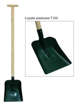 UN ŁOPATA PIASKOWA OPRAWNA PROSTA