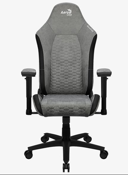 Fotel AEROCOOL CROWN AeroSuede Stone Grey