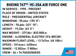 Klocki Boeing 747 Air Force One