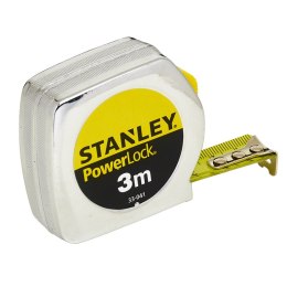 STANLEY MIARA POWERLOCK, CHROMOWANA OBUDOWA PLASTIKOWA 8M/25MM [L]