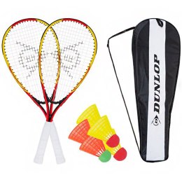 ND05_Z0576 762091 Zestaw do Speedmintona Racketball Set Dunlop żólto-czerwone 762091