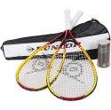 ND05_Z0576 762091 Zestaw do Speedmintona Racketball Set Dunlop żólto-czerwone 762091