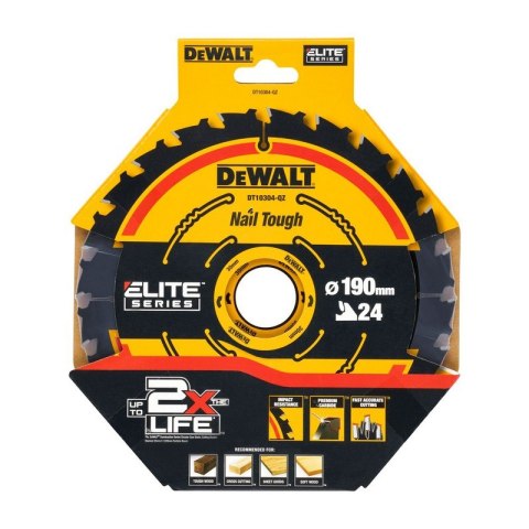 DEWALT PIŁA TARCZOWA DO DREWNA EXTREME 190*30MM 24Z