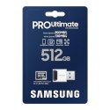 Karta pamięci Samsung 512 GB microSDXC PRO Ultimate 200 MB/s UHS-I/U3 (MB-MY512SB/WW)