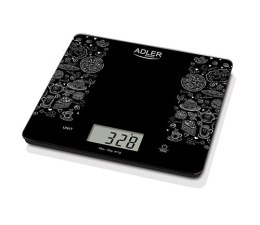 Adler Adler | Waga kuchenna | AD 3171 | Maksymalna waga (nośność) 10 kg | Podziałka 1 g | Typ wyświetlacza LCD | Czarny