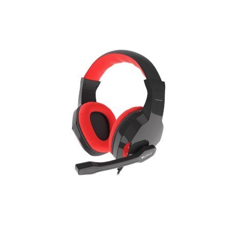 Genesis GENESIS ARGON 110 Gaming Headset, nauszny, przewodowy, mikrofon, czarny/czerwony | Genesis | ARGON 110 | przewodowy | nauszny