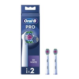 Oral-B Oral-B | Wymienna Głowica do Szczoteczki | PRO 3D Biały wkład | Głowice | Brak informacji | Ilość wkładek 2