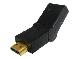 Adapter HDMI gn./wt. HDMI kątowy --