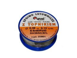 Cyna 0,38/100g Sn60Pb40 z topnikiem Cynel --