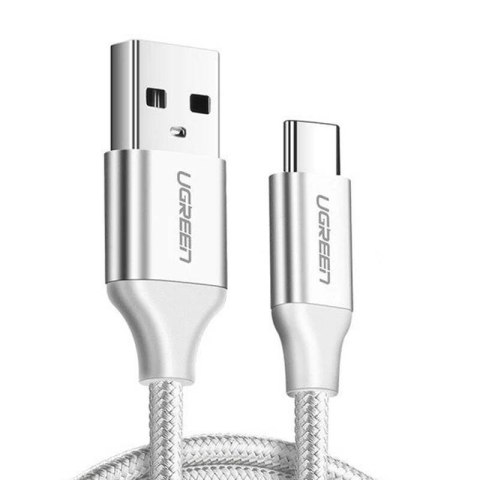 Kabel UGREEN 	US288 USB do USB-C, QC3.0, 2m (biały)