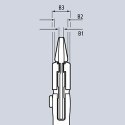 KNIPEX SZCZYPCE-KLUCZ OKSYDOWANE 250MM