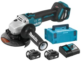 MAKITA SZLIFIERKA KĄTOWA AKUMULATOROWA 125MM BLDC 18V 2*5.0AH MAKPA