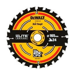 DEWALT PIŁA TARCZOWA DO DREWNA ELITE 165*20MM 24 ZĘBY