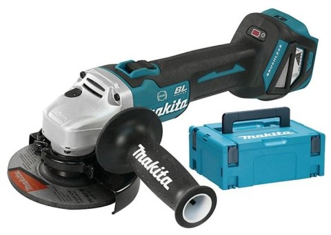 MAKITA SZLIFIERKA KĄTOWA AKUMULATOROWA 125MM BLDC 18V 0*AH MAKPAC