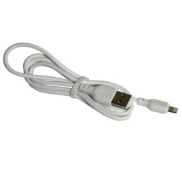 Kabel USB wtyk A- lightning 1,0m Fast Charge 2,1A