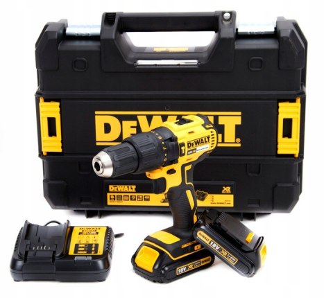 DEWALT WIERTARKO-WKRĘTARKA UDAROWA AKUMULATOROWA 18V 2*1.5AH