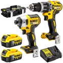 DEWALT ZESTAW NARZĘDZI DCD796+DCF887 2*5,0AH