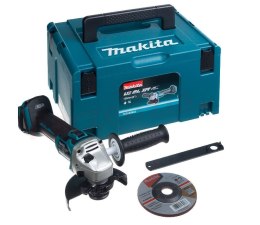 MAKITA SZLIFIERKA KĄTOWA AKUMULATOROWA 125MM 18V 0*AH LI-LO MAKPAC