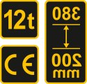 VOREL PODNOŚNIK HYDRAULICZNY SŁUPKOWY 12T