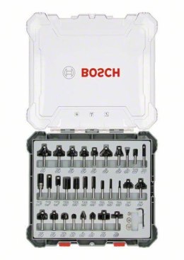 BOSCH ZESTAW FREZÓW 30 SZT. UCHWYT 8MM