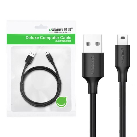 Kabel USB do Mini USB UGREEN US132, 0.25m (czarny)