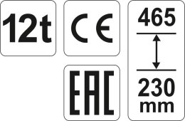 YATO PODNOŚNIK HYDRAULICZNY SŁUPKOWY 12T