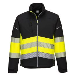 PORTWEST KURTKA OSTRZEGAWCZA SOFTSHELL PW375BKY ROZMIAR L