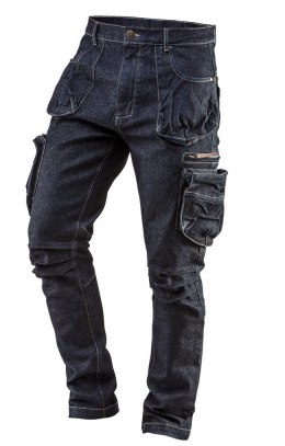 NEO SPODNIE ROBOCZE 5-KIESZENIOWE DENIM ROZMIAR XL