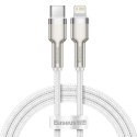 Kabel USB-C do Lightning Baseus Cafule, PD, 20W, 1m (biały)