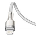 Kabel USB-C do Lightning Baseus Cafule, PD, 20W, 1m (biały)