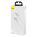 Kabel USB-C do Lightning Baseus Cafule, PD, 20W, 1m (biały)