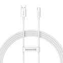 Kabel USB do USB-C Baseus Superior 100W 1.5m (biały)