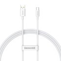 Kabel USB do USB-C Baseus Superior 100W 1m (biały)