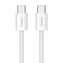 Kabel szybkiego ładowania USB-C do USB-C Baseus Superior 2 100W 2m (biały)