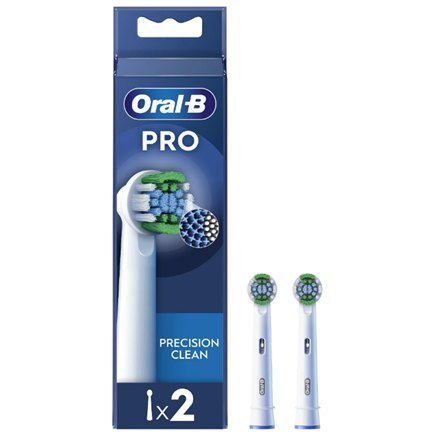 Oral-B Oral-B | Zestaw szczoteczek Precision Clean | EB20RX-2 | Główki | Dla dorosłych | Liczba główek szczoteczki w zestawie 2 | Biały