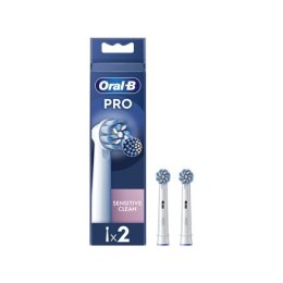 Oral-B Oral-B | Wymienne główki szczoteczki do zębów | EB60X-2 Sensitive Clean Pro | Główki | Dla dorosłych | Liczba główek szczoteczki