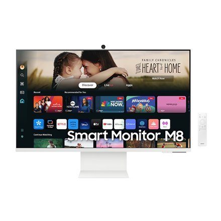 Samsung Samsung LS32DM801UUXDU 32" Flat VA Smart Monitor M8 M80D UHD, 3840x2160/16:9/400cd/m2/4ms/HDMI USB