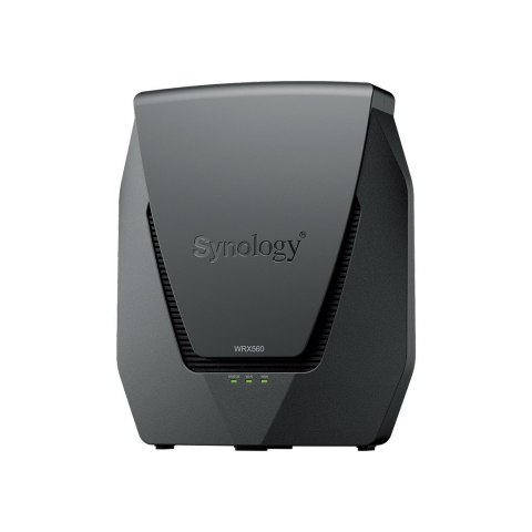 Synology Router WRX560, Wi-Fi 6, IEEE 802.11a/b/g/n/ac/ax, 1x 2.5GbE, 3x 1GbE, 1xUSB 3.2, Dual WAN, Dual-band Wi-Fi