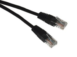 Kabel patchcord UTP5 1,5m czarny