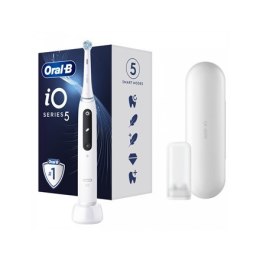 Oral-B Oral-B | iO5 | Elektryczna szczoteczka do zębów | Akumulatorowa | Dla dorosłych | ml | Liczba główek | Całkiem biała | Liczba gł