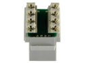 Gniazdo keystone RJ45 kat.5e nieekranowane IDC