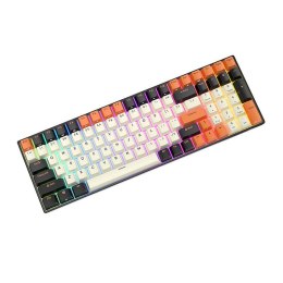 Klawiatura mechaniczna Royal Kludge RK100 RGB, brown switch (czarno-pomarańczowa)