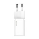 Ładowarka sieciowa Baseus Super Si Quick Charger 1C 20W z przewodem USB-C do Lightning 1m (biała)