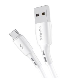 Kabel USB do USB-C VFAN Racing X05, 3A, 1m (biały)